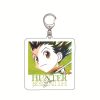 Hot Anime HUNTER X HUNTER Keychain Killua Irumi Hisoka Cute Acrylic Figure Pendant Keychain Keyring Collection 5 - Hunter X Hunter Store