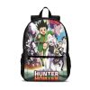 3D Printed Anime HUNTER x HUNTER Schoolbag Backpack Primary Middle Schoolbag Cartoon Oxford Waterproof Cosplay Backpack 1 - Hunter X Hunter Store