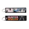 HUNTER HUNTER Japanese Anime Embroidery Keychain Key Fobs Key Tag For Motorcycles Cars Backpack Chaveiro Keychain 4 - Hunter X Hunter Store