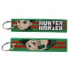 HUNTER HUNTER Japanese Anime Embroidery Keychain Key Fobs Key Tag For Motorcycles Cars Backpack Chaveiro Keychain 5 - Hunter X Hunter Store